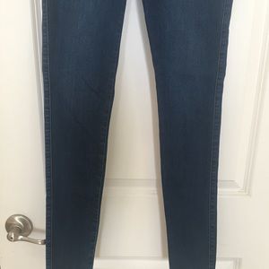 luxe glam high waist skinny jeans